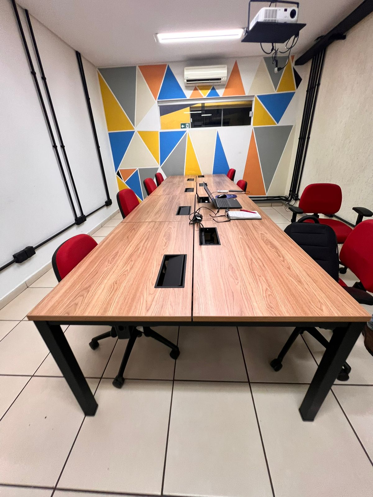 Estação de trabalho compartilhada na Átrio Business Center