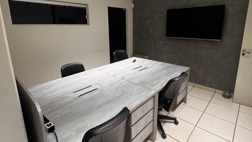 Ambiente interno da Átrio com estrutura profissional para atendimento empresarial